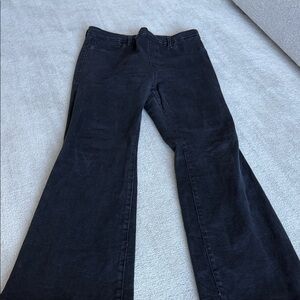 Good American Black Flare Jeans